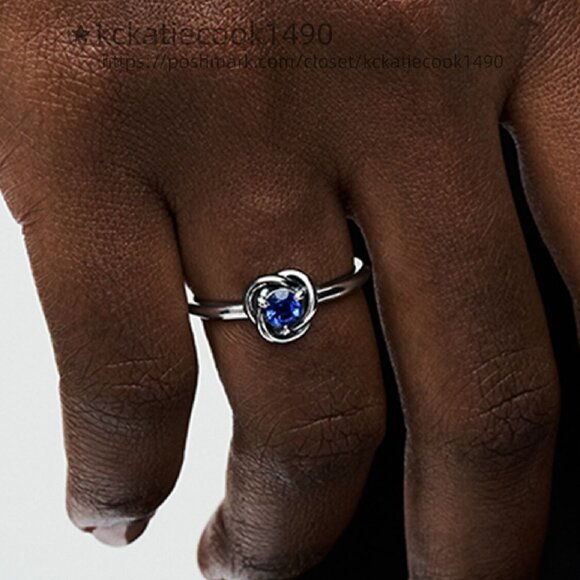 Pandora September Birthstone Eternity Circle Ring - Picture 3 of 5